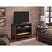 ChimneyFree Gifford 47" Electric Fireplace Media Console in Prairie - TV Stand w/ 42" Electric Firebox Wood in Brown | Wayfair