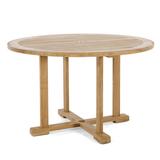 Westminster Teak Teak Dining Table Wood in Brown/White | 29 H x 48 W x 48 D in | Outdoor Dining | Wayfair 15047