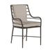 Summer Classics Carmel Patio Dining Armchair w/ Cushions | 36.25 H x 21 W x 25.25 D in | Wayfair 349031+C6846458W6458