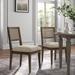 Kelly Clarkson Home Centennial Cane Back Dining Side Chair Wood/Upholstered/Fabric in Brown | Wayfair 50CCBD32BFA442648DEC986FD526DE32