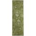 Green/White 96 x 30 x 0.08 in Area Rug - Indoor Floor Mat By Red Barrel Studio® Polyester | 96 H x 30 W x 0.08 D in | Wayfair