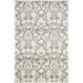 Gray/White 108 x 72 x 0.4 in Living Room Area Rug - Gray/White 108 x 72 x 0.4 in Area Rug - Canora Grey Floral Non-Shedding Living Room Bedroom Dining Home Office Area Rug 3 Polypropylene | Wayfair
