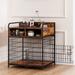 Tucker Murphy Pet™ Saudism Small Dog Crate Furniture, Puppy Dog Kennel Indoor, Dog Cage Table w/ Drawers Storage, Heavy Duty Dog Crate | Wayfair