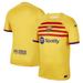 Youth Nike Yellow Barcelona 2022/23 Fourth Breathe Stadium Replica Jersey