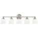 5 Light Brushed Nickel Bath Vanity