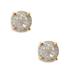 Kate Spade Jewelry | Kate Spade Round Stud Earrings In Opal Glitter & Gold | Color: Cream/Gold | Size: Os