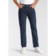 Tapered-fit-Jeans LEVI'S "502 TAPER" Gr. 31, Länge 32, blau (med indigio stonewash) Herren Jeans Tapered-Jeans