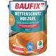 BAUFIX Holzschutzlasur "Wetterschutz-Holzgel" Farben Gr. 5,00 l, braun (lärche) Holzlasuren