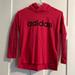 Adidas Shirts & Tops | Girls Adidas Hooded Long-Sleeved T-Shirt. Size M 10/12 | Color: Black/Pink | Size: Mg