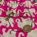 Lilly Pulitzer Jewelry | Lilly Pulitzer Charming Stone Bracelet W/ Bag | Color: Gold/Pink | Size: Os