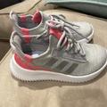 Adidas Shoes | Adidas Little Girls Size 2 Pink And Grey Sneakers | Color: Gray/Pink | Size: 2bb