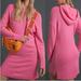 Anthropologie Dresses | Anthropologie Saturday Sunday Twyla Tunic Sweater Dress Stretchy In Pink Size S | Color: Pink | Size: S