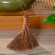 Petit balai à cheveux doux en palmier naturel brosse à main mini plumeau brosse à thé table à