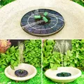 Fontaine de bain d'oiseaux solaire 4W fontaine d'eau d'extérieur pour bains d'oiseaux bassins