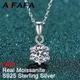 Collier pendentif Moissanite pour femme diamant de laboratoire Moissanita argent pur 0.5