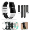 Bracelet de Sport en Silicone pour Fitbit Charge 4 accessoire pour Fitbit Charge 3/3 SE