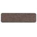 0.25 x 8 W in Stair Treads - House Home & More Brown Stair Tread Synthetic Fiber | 0.25 H x 8 W in | Wayfair 99378