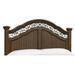 Bloomsbury Market Ampelia Queen Solid Wood Panel Headboard Wood in Brown/Green | 69 H x 69 W x 7.13 D in | Wayfair 02A6E0E9C1E5465C93E4D248DB48FD5C