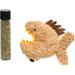 System Fresh Catch Refillable Catnip Cat Toy, 4 IN, Brown