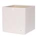 3 Sprouts UBXS Fabric Cube Fabric in White/Brown | 13 H x 13 W x 13 D in | Wayfair UBXSCR