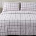 Eider & Ivory™ Freund Sheet Set Flannel/Cotton in Gray/White | King | Wayfair 474EDD081FC34640A3694FCF058E3B55