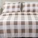 Eider & Ivory™ Freund Sheet Set Flannel/Cotton in Gray/White/Brown | Full/Double | Wayfair 5E46DE4AC9FA4C7AA80CEDF3678A2567