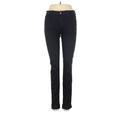 Joe's Jeans Jeggings - Low Rise Skinny Leg Denim: Black Bottoms - Women's Size 26 - Black Wash