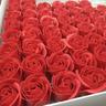 Lot de 81 savons en forme de rose - savons parfumés à la rose dans une boîte cadeau - pour un