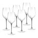 Majestic Gifts Inc European Glass Wine Goblet-Silver Stem-14Oz-Set/6
