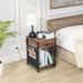 Vintage Bedside Cabinet with Removable Felt Storage Bag On T