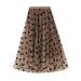 Women Elegant Lace Skirt Medium And Long Tulle Skirt High Elastic Skirt Suits for Women Business Knit Midi Skirt Leather Skirts for Women High Waist Tennis Skirts for Girls Two Piece Skirt with Jacket