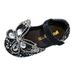 ASEIDFNSA Slippers With Strap Little Girl Boots Size 12 Fashion Spring And Summer Children Dance Shoes Girls Dress Performance Princess Shoes Rhinestone Pearl Sequin Bow Hook Loop