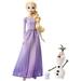Disney Frozen Arendelle Elsa Fashion Doll Olaf Snowman Figure & Ice Bear Accessory