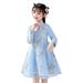 ASEIDFNSA Baby Girl Christmas Dress Baby Girls Baptism Dress Toddler Kids Baby Girls Children Fairy Hanfu Dresses for Chinese Calendar New Year Princess Dresses Embroidery Tang Suit Performance