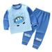 ASEIDFNSA Little Boys Pajamas Kid Nation Pajamas Toddler Kids Baby Pjâ€™S Boys Girls Long Sleeve Cute Cartoon Tops Pants Sleepwear Pajamas Outfits Set 2Pcs