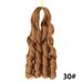 Cptfadh Human Hair Wigs For Women Large Curl Wig Big Wave Braid Wig Hair Receiving Bundle Double Extensions