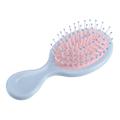 Unique Bargains 1 Pcs Pocket Detangling Brush Barber Brush Tools for Men and Women Styling Comb for Curly Hair Blue