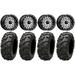 MSA Brute Beadlock 15 UTV Wheels 32 Blackwater Tires Kawasaki Mule Pro FXT