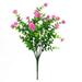 Coral Roses Artificial Flowers Easter Flowers Artificial Flower Bouquet Real Artificial Wedding Home 6PC Decoration Latex Bridal Artificial flowers Christmas Outdoor