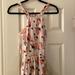 Free People Dresses | Free People Dress. Fun Spring Or Summer Dress Light Pink With Floral Print. | Color: Cream | Size: 4
