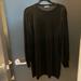 Zara Dresses | Good Condition Zara Black Long Sleeve Velvet Dress | Color: Black | Size: L