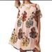 Anthropologie Dresses | Anthropologie Maeve Floral Mini Dress - Velvet Flowers - Size Xxs | Color: Cream/Red | Size: Xxsp