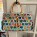 Dooney & Bourke Bags | Dooney & Bourke Sweetheart Collection Small Satchel Bag | Color: Blue/Yellow | Size: Os
