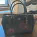 Coach Bags | Coach Satchel Bag | Color: Black/Red | Size: Os