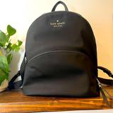 Kate Spade Bags | Kate Spade | Women's Karissa Nylon Backpack Black New Rare | Color: Black/Gold | Size: Os