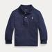 Ralph Lauren Shirts & Tops | New Ralph Lauren Baby Boy Kids 100% Cotton Long Sleeve Polo Shirt Pony Navy Blue | Color: Blue/Yellow | Size: 9mb