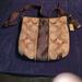 Coach Bags | Coach C1376 -F21905 Signature Striped Duffle Jaquard Brown/Multi Crossbody Bag | Color: Brown/Tan | Size: Os