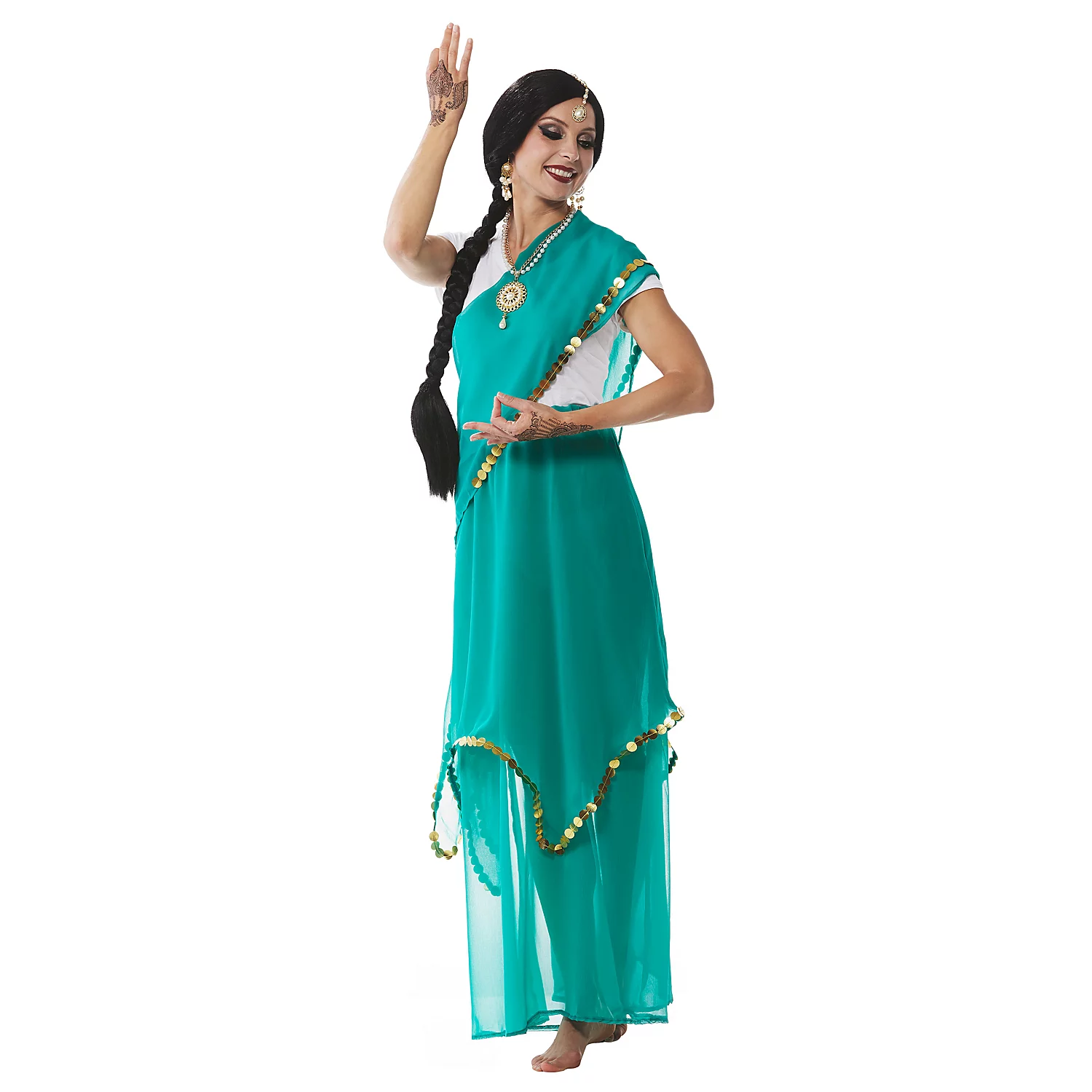 buttinette Bollywood-Rock India, türkis