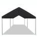 Caravan Canopy 10 Ft. W x 20 Ft. D Steel Pop-Up Canopy Metal/Steel/Soft-top in Black | 98 H x 120 W x 240 D in | Wayfair CVAN22006200050