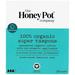 The Honey Pot 100% Organic Super Tampons Unscented Organic Cotton with bio-Plastic applicator 18 Ea 6 Pack